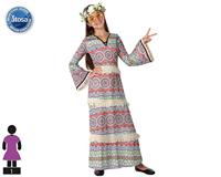 Kostuums voor Kinderen Hippie - Maat: 7-9 Jaar - Maat: 7-9 Jaar - thumbnail