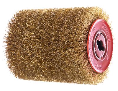 Makita P-65648 Vermessingde staaldraadborstel 100x120mm