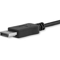 StarTech.com 1,8 m USB-C naar DisplayPort 1.2 kabel 4K 60Hz - USB-C naar DP adapterkabel/videoadapter - HBR2 - USB-C DP Alt Mode DP Monitor videokabel - Thunderbolt 3 compatibel - zwart (CDP2DPMM6B) - thumbnail