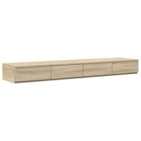 Opbergbedframe Sonoma Eiken 236.5 x 160 x 31.5 cm Bewerkt hout - thumbnail