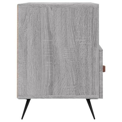 Tv-meubel 80x36x50 cm bewerkt hout grijs sonoma eikenkleurig