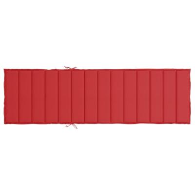 VidaXL Ligbedkussen 200x70x3 cm oxford stof rood