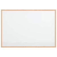 Magnetisch whiteboard met massief grenenhouten frame 80x55 cm - thumbnail
