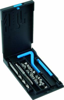 Schroefdraadreparatieset DIN 8140 type standaard M3x0,5 mm roestvrij staal 1,5xD