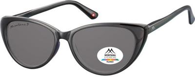 Zonnebril montana met smoke glas zwart