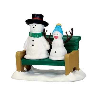 Kerstfiguur Snowdad and snowbaby LEMAX - Lemax