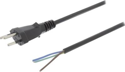 Valueline VLEP11210B30 Zwitserse Stroomkabel Ch Typ 12 - Geen 3.00 M Zwart Valueline VLEP11210B30 Zwitserse Stroomkabel Ch Typ 12 - Geen 3.00 M Zwart