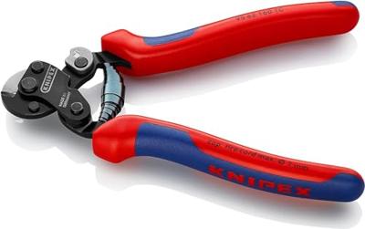 Knipex Staaldraadschaar voor bandenkoord | Meer-componentengrepen | Gebruineerd | Lengte 160 mm - 95 62 160 TC - thumbnail