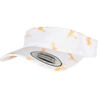 Flexfit FX8888BD Batik Dye Curved Visor Cap - Orange-White - One Size