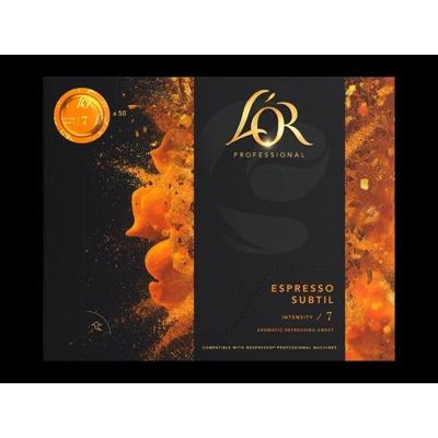 Koffiediscs L'or espresso subtil 50 stuks Koffiediscs L'or espresso subtil 50 stuks