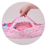 Baby Rose drink- en plaspop 35cm met accessoires, 2 assorti - thumbnail