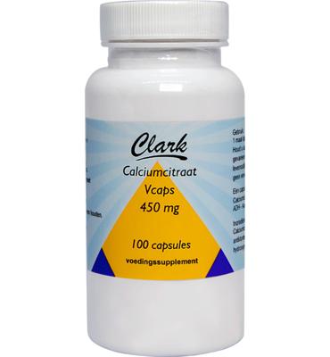 Clark Calciumcitraat 450mg Capsules Clark Calciumcitraat 450mg Capsules