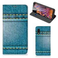 Samsung Xcover Pro Hippe | Standcase | Jeans - thumbnail