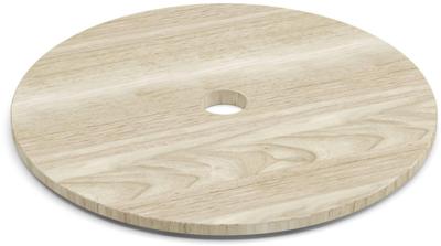 Zack Satone houten deksel voor 40440 doorsnede 35,7cm x H1,5cm 40442
