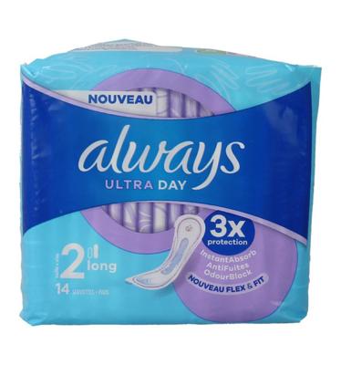 Always Maandverband ultra day long 14 Stuks Always Maandverband ultra day long 14 Stuks
