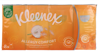 Kleenex Allergy Comfort Zakdoeken 4Laags 8 Stuks bij Jumbo