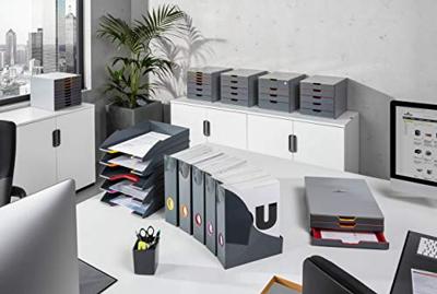 Durable VARICOLOR® 770657 Tijdschriftencassette DIN A4 Grijs, Meerdere kleuren 5 stuk(s) Durable VARICOLOR® 770657 Tijdschriftencassette DIN A4 Grijs, Meerdere kleuren 5 stuk(s)
