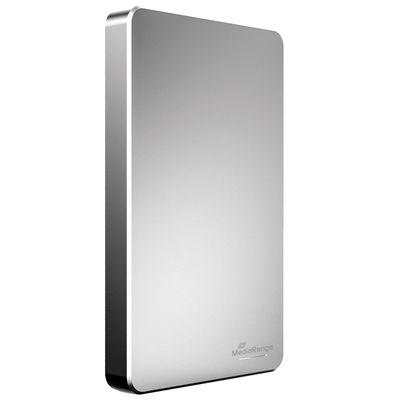 MediaRange USB 3.0 HDD 1TB externe harde schijf 1000 GB Zilver MediaRange USB 3.0 HDD 1TB externe harde schijf 1000 GB Zilver