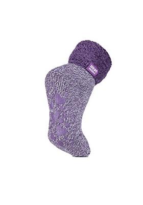 Ladies lounge socks maat 4-8 (37-42) lila mauve/c