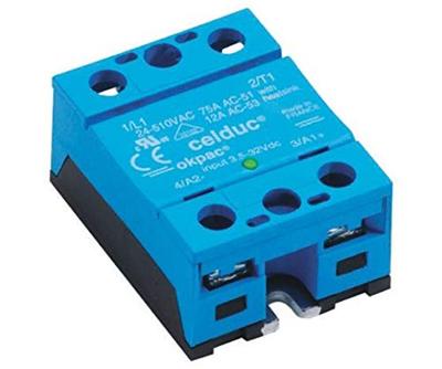 Celduc Halfgeleiderrelais SO843970 40 A Schakelspanning (max.): 275 V/AC, 275 V/DC Schakelend bij overbelasting 1 stuk(s)
