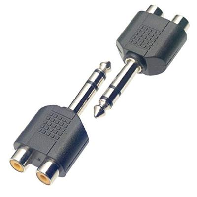 Stagg AC-2CFPMSH Verloop 2x RCA(f) - Jack(m)