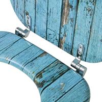 VidaXL Toiletbril met mdf houten ontwerp - thumbnail