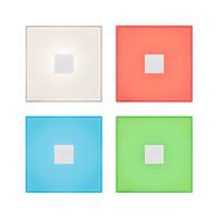 Paulmann LumiTiles Extension Square 10x10cm 78414 LED-paneel uitbreidingsset LED Warmwit Wit - thumbnail