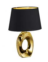 Trio TafellampTaba 52cm goud met zwart - R50521079 - thumbnail
