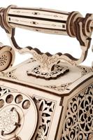 Eco Wood 3D Houten Retro Telefoon DIY Modelbouw - thumbnail