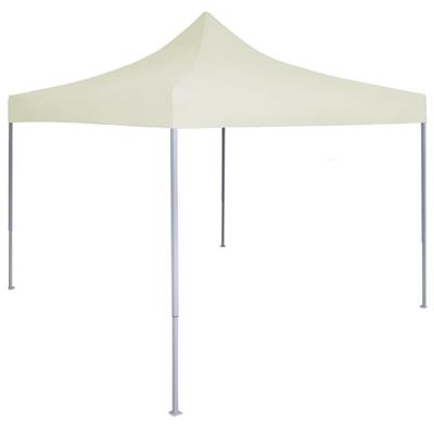 Partytent professioneel inklapbaar 2x2 m staal crme Partytent professioneel inklapbaar 2x2 m staal crme
