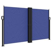 VidaXL Windscherm uittrekbaar 140x1200 cm blauw - thumbnail