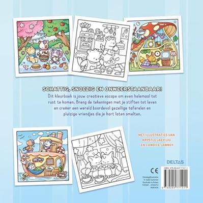 Comfy & Cute Cozy kleurboek