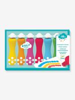 6 schuimmarkers DJECO wit - thumbnail