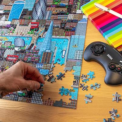 8-Bit Pixel Puzzle London Level 3 1000 Pieces