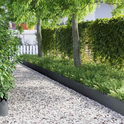 Gazonranden 10 pcs Antraciet 103 x 0,05 x 22 cm Staal