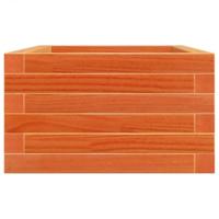 Plantenbak 70x40x23 cm massief grenenhout wasbruin - thumbnail