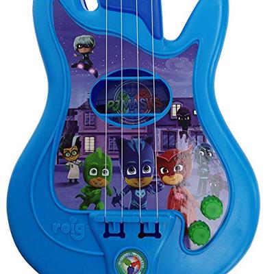Kindergitaar PJ Masks Microfoon Blauw Kindergitaar PJ Masks Microfoon Blauw
