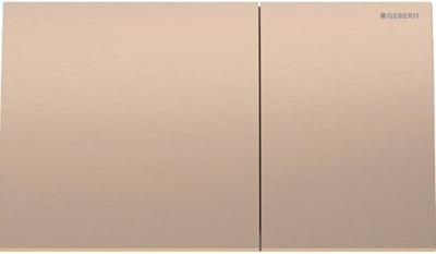 Geberit Drukplaat Sigma 70 Frontbediening 2-toets RVS Roodgoud
