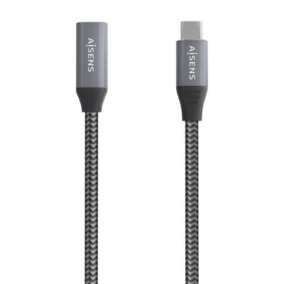 Aisens USB-verlengkabel, A107-0636, grijs, 2 m (1 stuk)