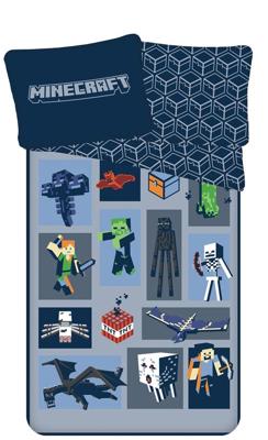 Minecraft Dekbedovertrek Emblematic- 140 x 200 cm - Polyester Minecraft Dekbedovertrek Emblematic- 140 x 200 cm - Polyester