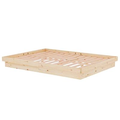 Bedframe massief hout 140x190 cm
