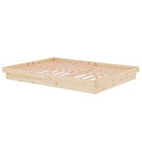 Bedframe massief hout 140x190 cm - thumbnail