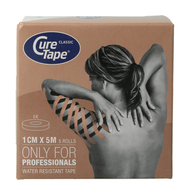 Cure Tape Sports beige 5m x 1cm 5 Stuks