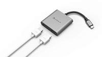 ADAM elements CASA Hub H2 Grey USB-C 3.1 HDMI x2 grijs - thumbnail