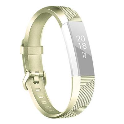 Fitbit Alta Siliconen bandje - Maat: Large - Vintage Goud Fitbit Alta Siliconen bandje - Maat: Large - Vintage Goud