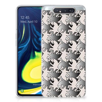 Samsung Galaxy A80 | TPU Hoesje | Salamander Grey