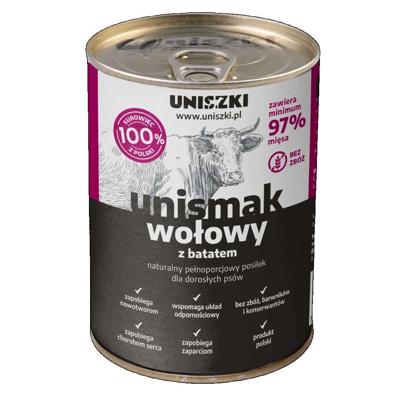 UNISZKI UNIsmak beef with sweet potato - natvoer voor honden - 400g
