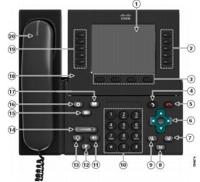Cisco 9971 Slimline Unified IP Phone houtskoolgrijs - thumbnail
