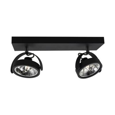 Artdelight OpbouwspotWajer dubbel zwart - PL WAJER2 ZW