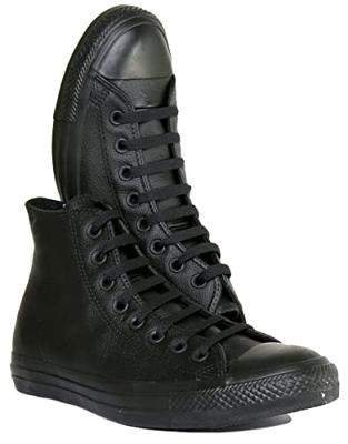 Converse All Stars Leather Hoog 135251C Zwart-35 maat 35